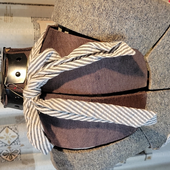 Retro Grey Seersucker Dress - Picture 3 of 11